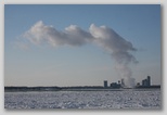 Mist from Niagara Falls on a Cold Winter Day